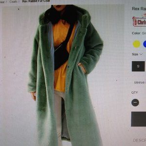 New faux fur coat
